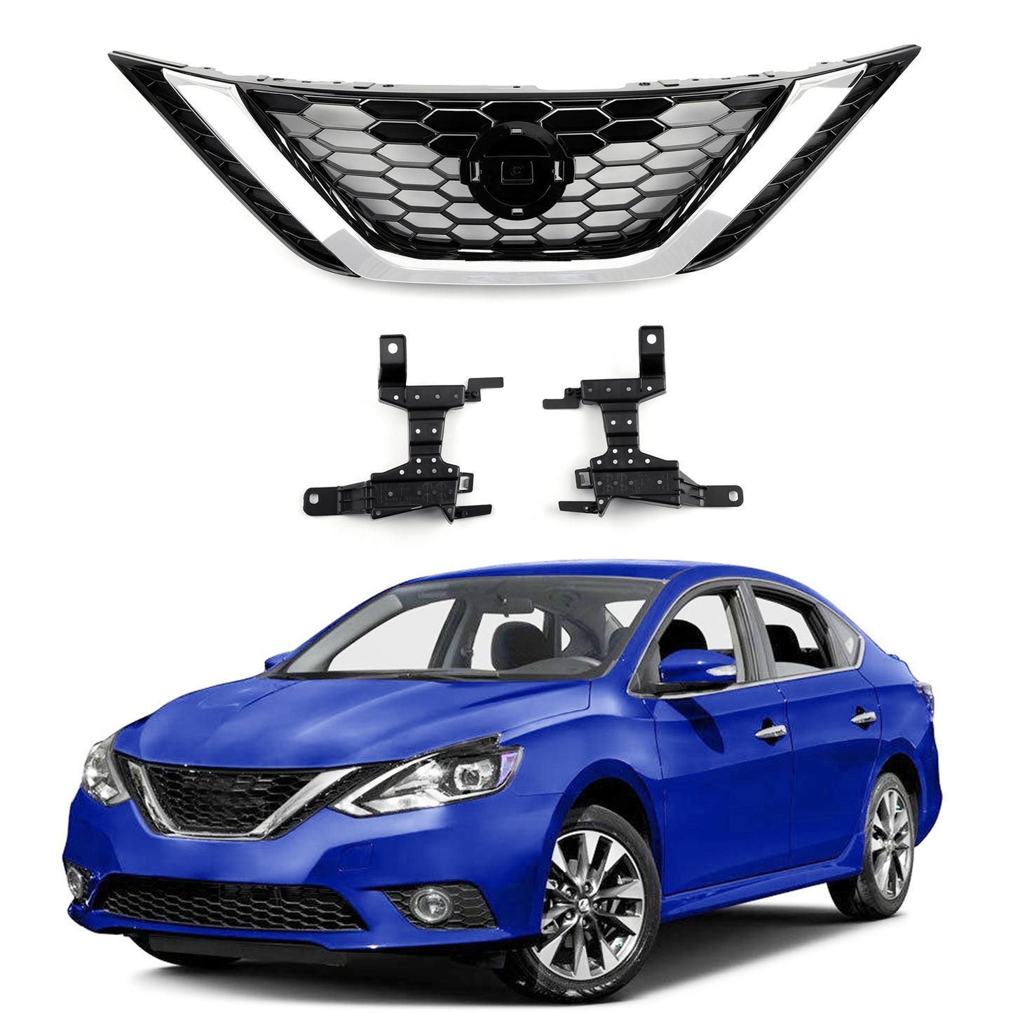 Nissan Sentra 2016-2019 Upper grille